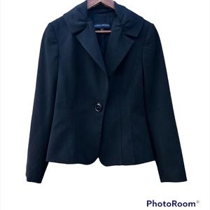 Donna Degnan Blazer Jacket Black Work Wear Sz. 4